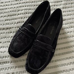 Donald J Pliner Haven Loafer, Black Leather & Velvet, Rarely worn